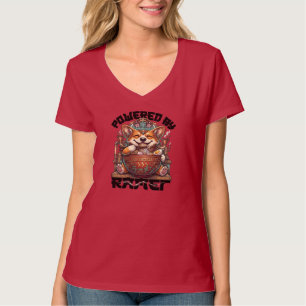 CORGI MIT RAMEN ANGETRIEBEN Kawaii Corgi isst Ra T-Shirt