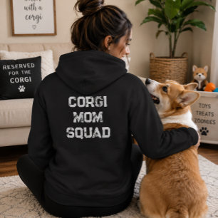 'Corgi Mom Squad' Hunde-Mama Geburtstag Muttertag Hoodie