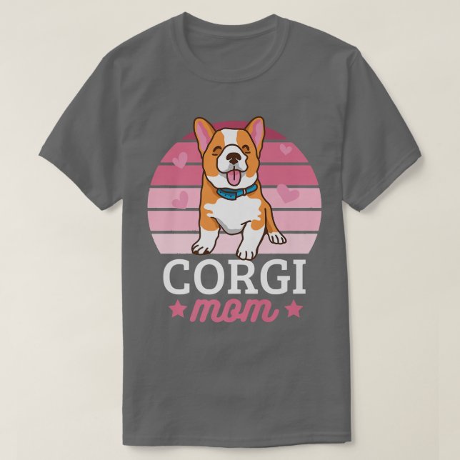 Corgi Mom With A Dog-572 T-Shirt (Design vorne)