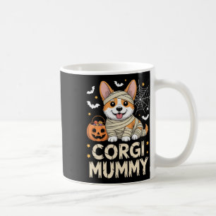 Corgi-Mumie Lustiger Halloween-Hunde-Liebhaber-Kos Kaffeetasse