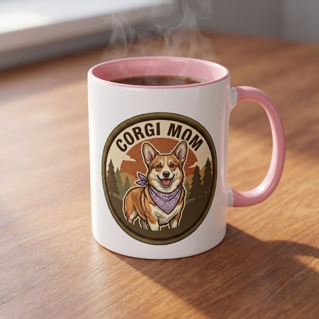 Corgi-Mutter-Kaffeetasse | Geschenk für eine Welsh Tasse (Von Creator hochgeladen)