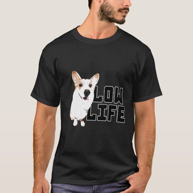 Corgi-Mutter mit niedrigem Lebensstil T-Shirt (Vorderseite)