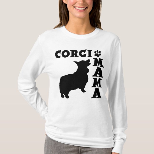CORGI-MUTTER T-Shirt (Vorderseite)