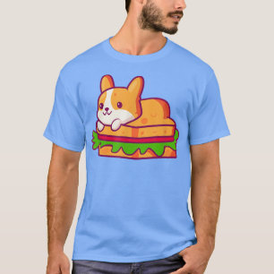Corgi Niedlich Dog Lovers Sandwich Funny T-Shirt