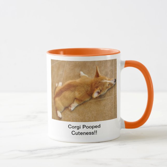 Corgi-Niedlichkeits-Tasse Tasse (Rechts)