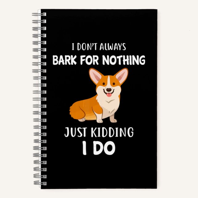 Corgi Notizbuch (Vorderseite)