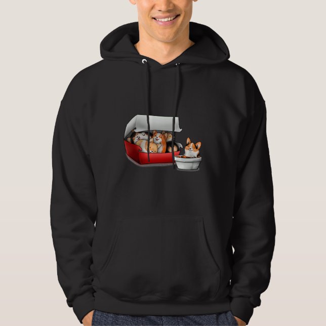 Corgi Nuggets Hoodie (Vorderseite)