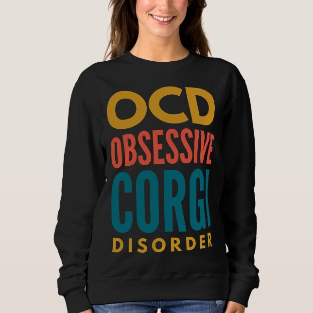 Corgi Obsession Sweatshirt (Vorderseite)