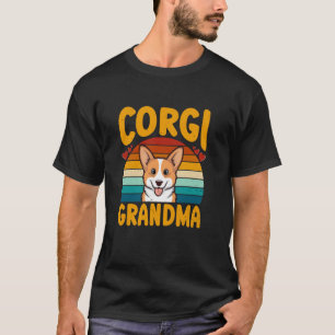 Corgi Oma Lustiger Corgi Hundeliebhaber T-Shirt
