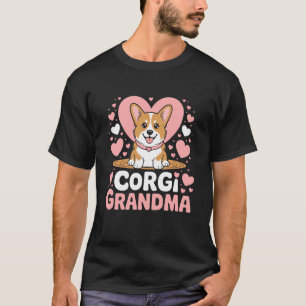 Corgi Oma Süßer Hundeliebhaber T-Shirt
