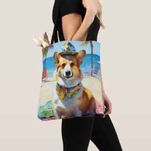 Corgi on Beach, Sommergeschenk für Hundefreunde