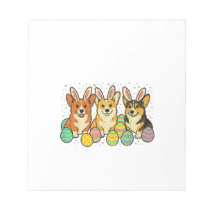 Corgi-Oster-T-Shirt_1 Notizblock