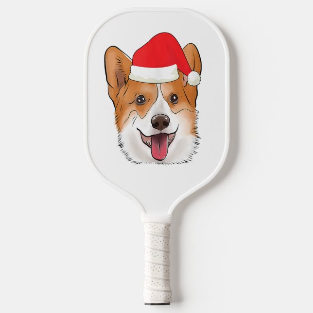 Corgi Padde Pickleball | Niedlicher Itém für den L Schläger (Vorderseite)
