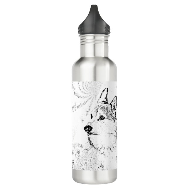 Corgi Pattern Thermische Flasche Edelstahlflasche (Links)