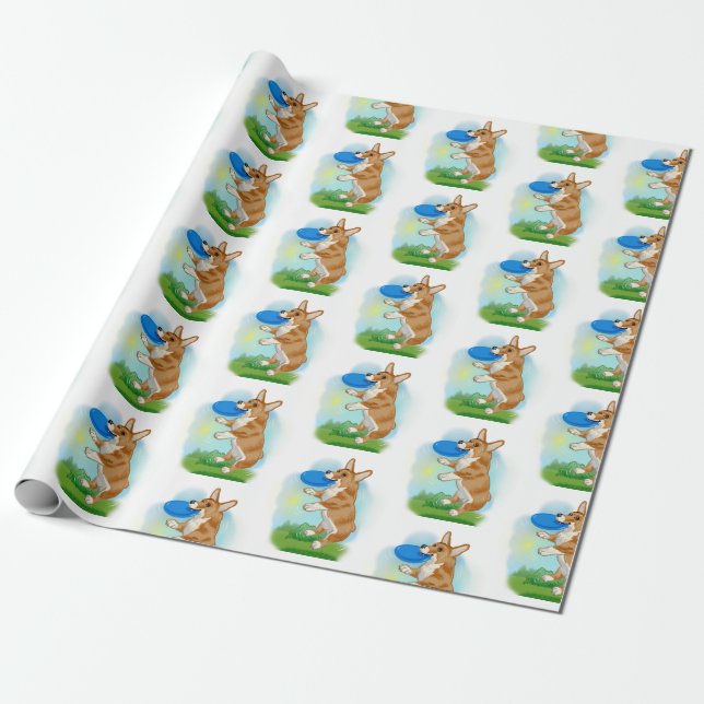 Corgi Pembroke Geschenkpapier (Ungerollt)