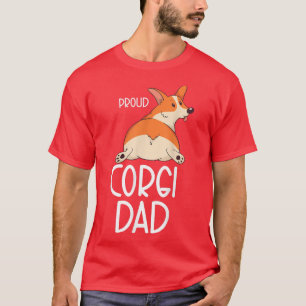 Corgi Pembroke Vater Eigentümer Proud Corgi Vater T-Shirt