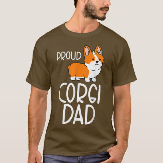Corgi Pembroke Vater Eigentümer Proud Corgi Vater T-Shirt