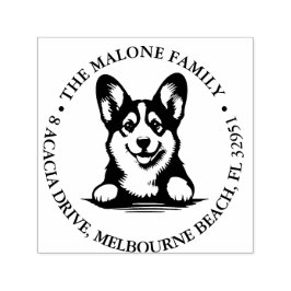 Corgi Personalisiert Theme Permastempel