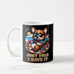 Corgi Playing Cards Sommerurlaub Sonniger Poker Kaffeetasse