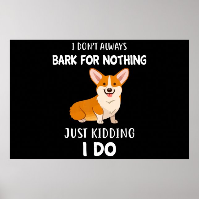 Corgi Poster (Vorne)