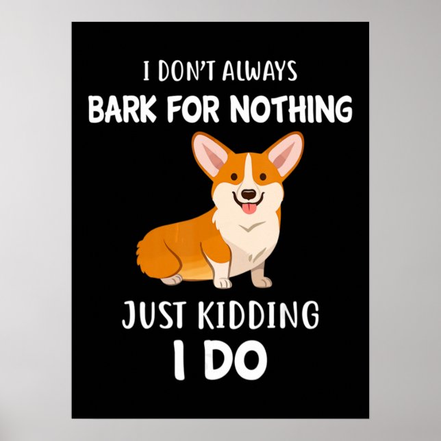 Corgi Poster (Vorne)