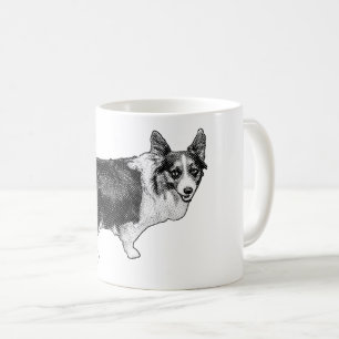 Corgi Prism Holiday Wink Kaffeetasse