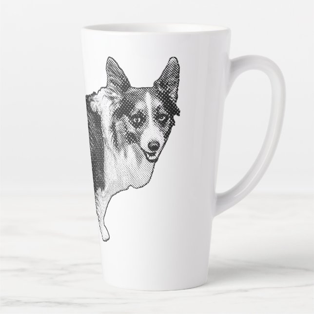 Corgi Prism Holiday Wink Milchtasse (Rechts)