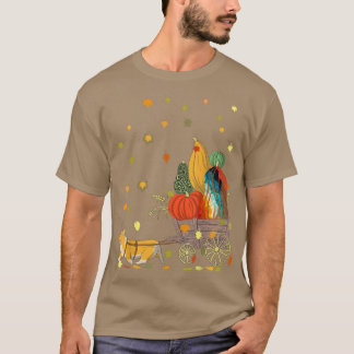 Corgi Pumpkin Gefärbte Krawatte T-Shirt Dog Lover 