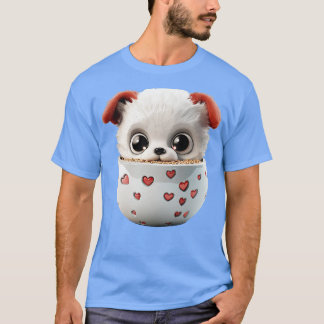 Corgi Puppuccino Eine süße Leckerei für Ihren Freu T-Shirt