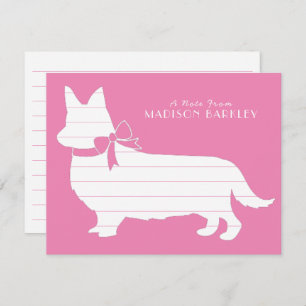 Corgi Puppy Dog Pembroke Welsh Danke Karte