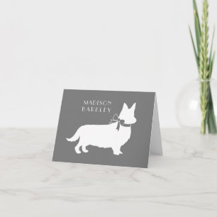 Corgi Puppy Dog Pembroke Welsh Note Card