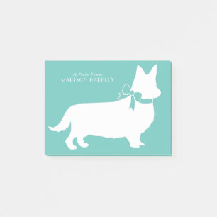 Corgi Puppy Dog Pembroke Welsh Post-it Notes Klebezettel