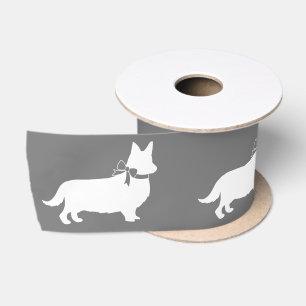 Corgi Puppy Dog Pembroke Welsh Satin Ribbon Satinband