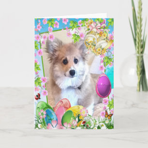 Corgi Puppy Feiertagskarte