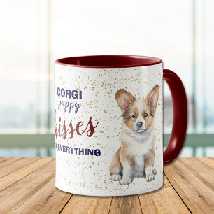 Corgi Puppy Kisses Fix alles Tasse