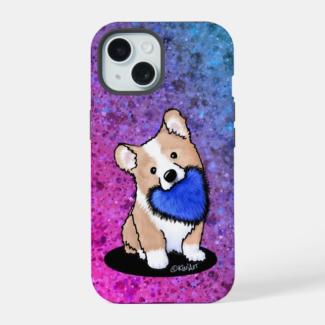 Corgi Puppy Phone Case iPhone 15 Hülle (Rückseite)