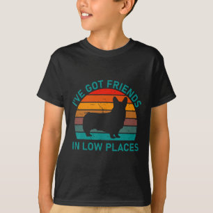 Corgi Retro Funny Dog Sprichwort für Väter Mütter T-Shirt