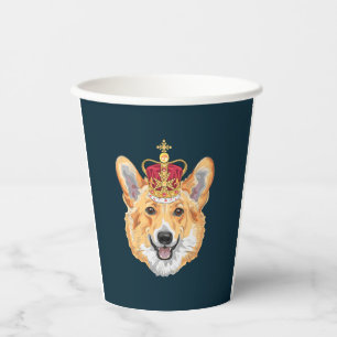Corgi Royal Pappbecher