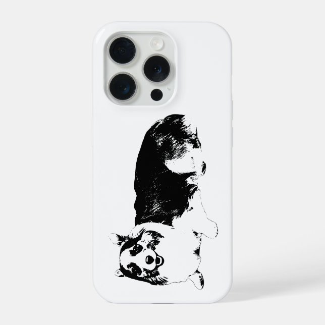 Corgi ruhig in deiner Hand iPhone Hülle (Rückseite)