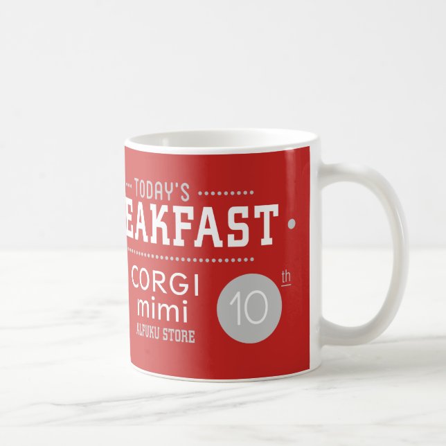 corgi sandwich mug tasse (Rechts)