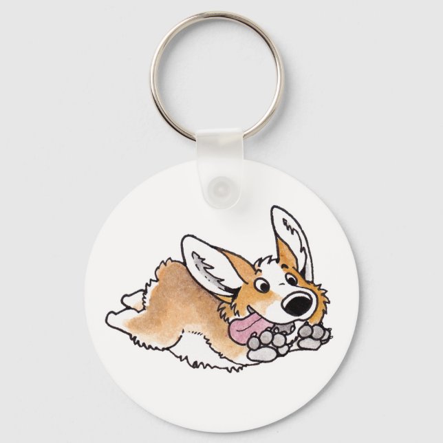 Corgi Schlüsselanhänger (Vorderseite)