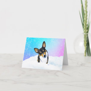 Corgi-Schneekugel Karte