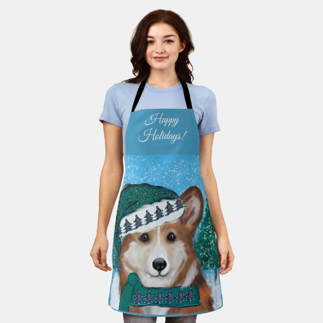 Corgi Schürze (Getragen)