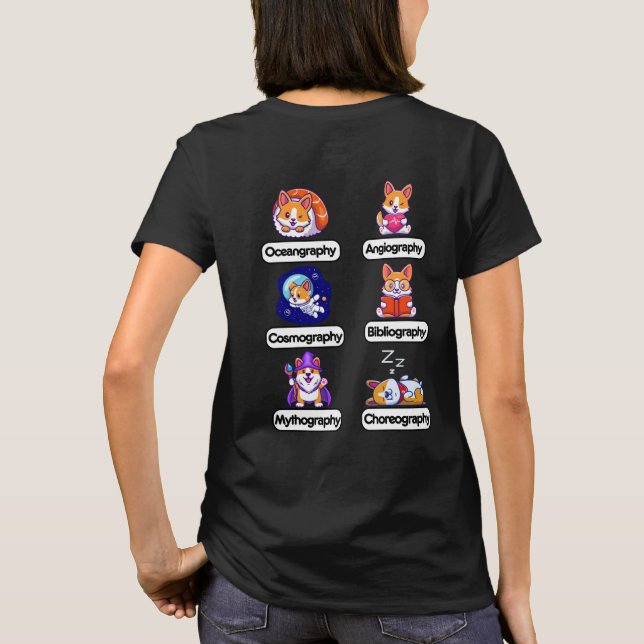Corgi Sciences T - Shirt (Rückseite)
