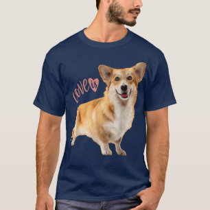 Corgi Shirt Liebe ist Hund Mama Vater T-Shirt Welp