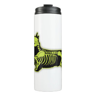 Corgi-Skelett T Halloween Männer lustiger Hundesch Thermosbecher