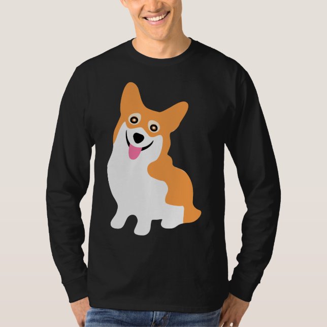 Corgi Smile T-Shirt (Vorderseite)