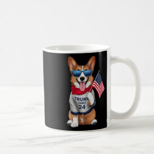 Corgi Sogar mein Hund will Trump Vance Männer Frau Kaffeetasse