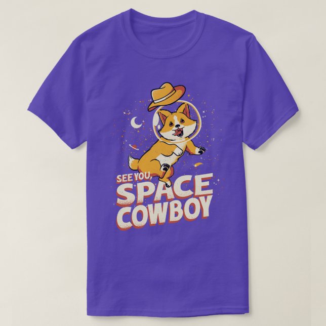 Corgi Space Cowboy von Tobe Fonseca T-Shirt (Design vorne)