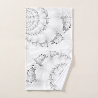 Corgi Spiralhandtuch Handtuch